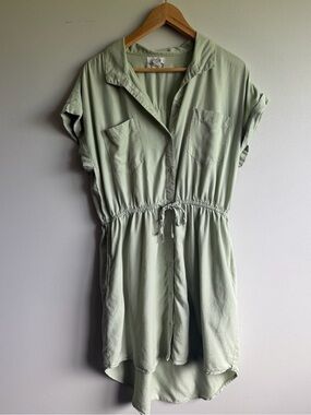 Japna Sage Green Casual Dress
